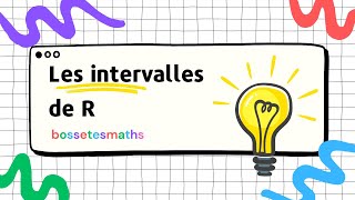 Les intervalles en maths [upl. by Stedman]