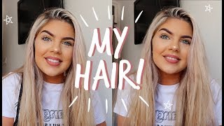 HOW I WENT FROM DARK BROWN TO PLATINUM BLONDE  Sophie Clough [upl. by Christyna]