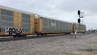 BNSF Train Meet Near Glyndon And BNSF 1930 On Its Return Trip [upl. by Maite342]