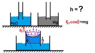 Physics 331 Surface Tension 5 of 12 What Causes Capillary Action [upl. by Ahsekyt]