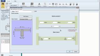 T section beam example [upl. by Ettenom]