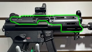 SHOT Show 2024 Leapers UTG Pro Monolithic MP5K Rail [upl. by Jola]