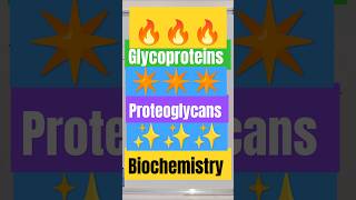 proteoglycans and glycoproteins glycoprotein glycosaminoglycans shorts trending ytshorts [upl. by Lisha]