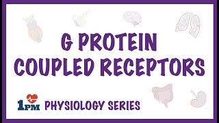 G Protein Coupled Receptors GPCRs  Structure Mechanism of Action [upl. by Robbins298]