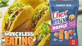 Chex Mix Remix Zesty Taco Flavor Review w BlumGum [upl. by Kreiker]