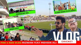 VLOG  Going to stadium Pakistan vs Australia 1st Test Rawalpindi Cricket Stadium [upl. by Akihsal]