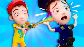 Police Officer Lost Color Song  Best Kids Songs and Nursery Rhymes [upl. by Eliott]