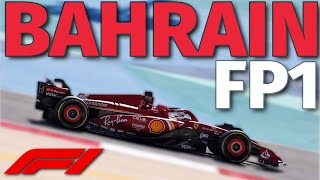 F1 BAHRAIN 2024  FP1  Live Reaction amp Commentary [upl. by Panther94]