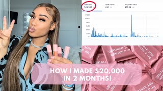 HOW I MADE 20000 IN 2 MONTHS SELLING LIPGLOSS  ENTREPRENEUR LIFE  AROMABARBEAUTY [upl. by Corb]