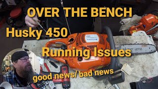 Husky 450 Chainsaw Running Issues [upl. by Aneeres]