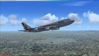 FSX Wardair Boeing 747200 Leeds Bradford to Toronto Pearson International [upl. by Pournaras]