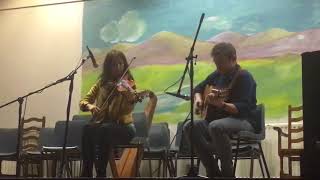 Éadaoin Ní Mhaicín fiddle Emmet Mulholland guitar Dromore TradFest [upl. by Apilef]