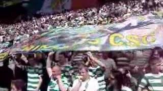 GLASGOW CELTIC FANS BANNERS amp SONGS [upl. by Philipa861]