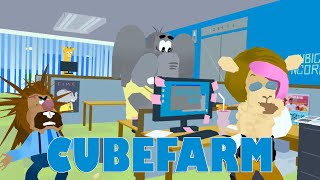 Cube Farm Episode 1  On Break by Two Tricky Pony  Meta Quest  VR Animated Shorts [upl. by Akilak]