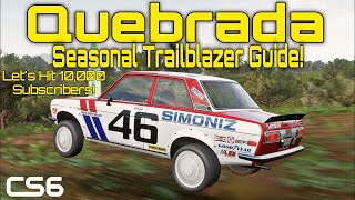 Quebrada Trailblazer Seasonal Guide  Forza Horizon Gameplay Guide [upl. by Rugen]