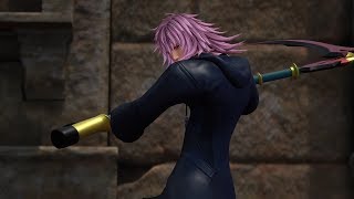 Kingdom Hearts 3 Luxord Larxene and Marluxia Boss Fight 19 [upl. by Laamaj]