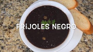 Frijoles Negro  Black Bean Soup [upl. by Dorcus327]