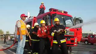 Mowasalat Karwa Mock Fire Drill at Karwa City [upl. by Arreis]