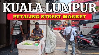 PETALING STREET KUALA LUMPUR MALAYSIA  WALKING AROUND 4K HDR [upl. by Lolande]