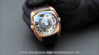 Mesut Özilin Saati  Cyrus Klepcys Moon Watch Gold [upl. by Oirretna684]