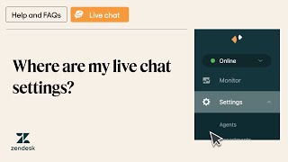 Where are my live chat settings [upl. by Aihseyk]