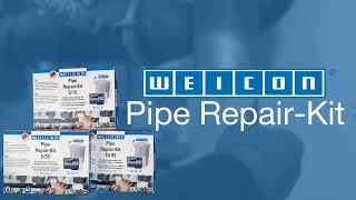 WEICON Pipe RepairKit  repair of damaged pipes and pipelines [upl. by Acnayb]