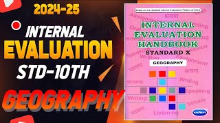 standard 10th geography internal evaluation workbook and journal eneral solution latest 2024 25 [upl. by Iddo]