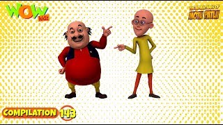 Motu Patlu  Non stop 3 episodes  3D Animation for kids  143 [upl. by Yliah]