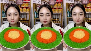 XiaoLi  ASMR TOBIKO EGGS  FLYING FISH ROE  EXTREME EATING SOUNDS [upl. by Ayenat]