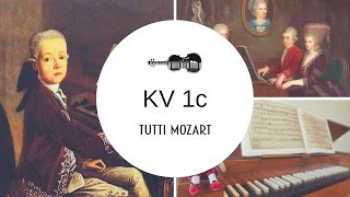 Tutti Mozart  KV 1c [upl. by Auqinu]