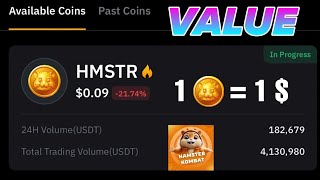 1 Hamster Coin Price In India 1 Hamster Token Par Kitna Milega Hamster Withdrawal 1 Token Amount [upl. by Couq]