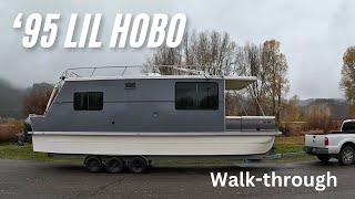 EP 1  1995 Catamaran Cruiser Lil Hobo Walkthrough Interior [upl. by Allemaj]