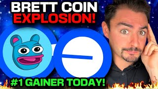 BRETT COIN Price Today Base Chain Meme Coins EXPLODING BRETT Crypto Update [upl. by Rochelle]