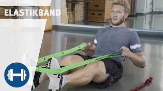 Übungen für das Training mit Elastikband  Fitness amp Kraftsport  SportThieme [upl. by Patrich]