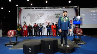 Commonwealth Powerlifting Classic Open Men 105kg [upl. by Ayhay881]