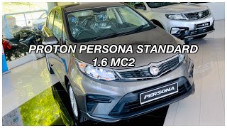 PROTON PERSONA STANDARD MC2 JET GREY SEDAN CAR [upl. by Heyes]