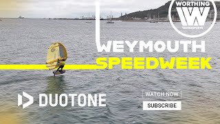 Weymouth Speed Week 2023  Light Wind Wing [upl. by Ennovahs]