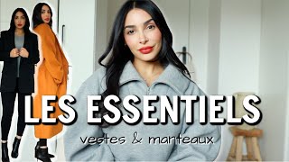 LES ESSENTIELS MANTEAUX ET VESTES À AVOIR DANS SON DRESSING [upl. by Tloh761]