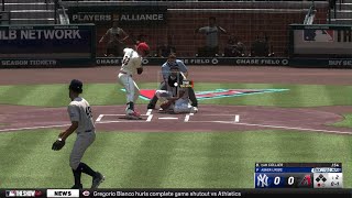 Is this the nastiest pitch in mlb show 24 100mph sinker [upl. by Amlus692]