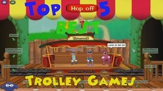 Top 5 Best Toontown Trolley Games [upl. by Bollay]