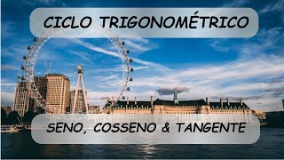 Seno Cosseno e Tangente no Ciclo Trigonométrico [upl. by Dihaz958]