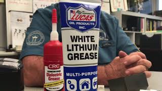 White Lithium Grease vs Dielectric Grease [upl. by Eiramnna]