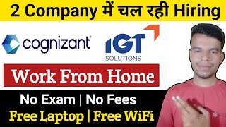 Work From Home Jobs 2024  Online Jobs At Home  Cognizant Hiring  IGT SOLUTIONS GURGAON [upl. by Arodnap]