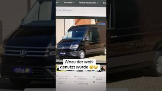 Ich frage mich jedes Mal wofür😂🤔 Einfach unglaublich🤯 volkswagen crafter shorts trending [upl. by Merell]