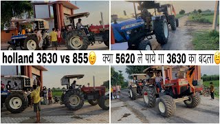 Holland3630 vs Swaraj855fe ख़तरनाक tochan3630 से क़ाबू नहीं आया तो बुला लिया 5620😅ये तो नहीं छोड़ेगा [upl. by Nemra]