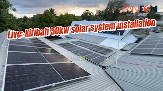 Kiribati 150kw solar energy system installation [upl. by Carew498]