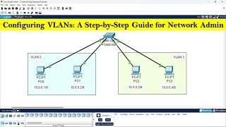 VLAN configuration step by step  How to configure VLAN  VLAN  VLAN configure in packet tracer [upl. by Caia]