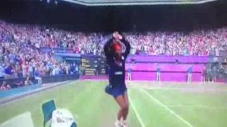 Serena Williams Crip Walk London Olympics 2012 [upl. by Cirek]