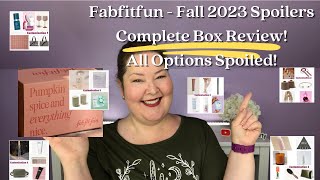 Fabfitfun Fall 2023  Full Spoiler Review  Complete Box Spoilers [upl. by Ycniuqed]