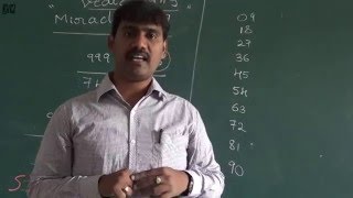 VEDIC MATHS CALENDAR amp 9 MULTIPLICATION by Srinivasa rao [upl. by Dedrick865]